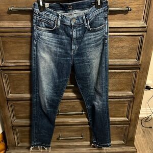 Citizens of Humanity dark wash, stretchy skinny jean